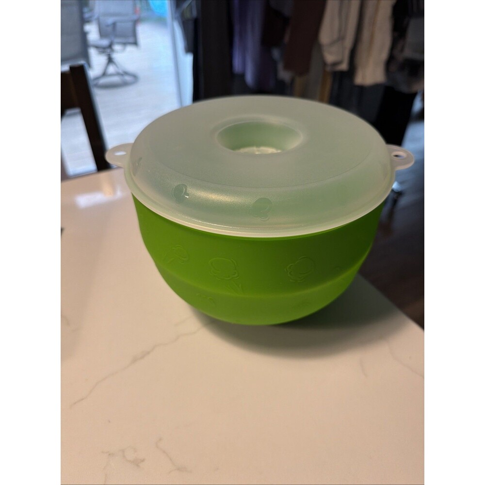 3 Qt Ecolution Micro-Pop Silicone Popcorn Popper Microwave - Green